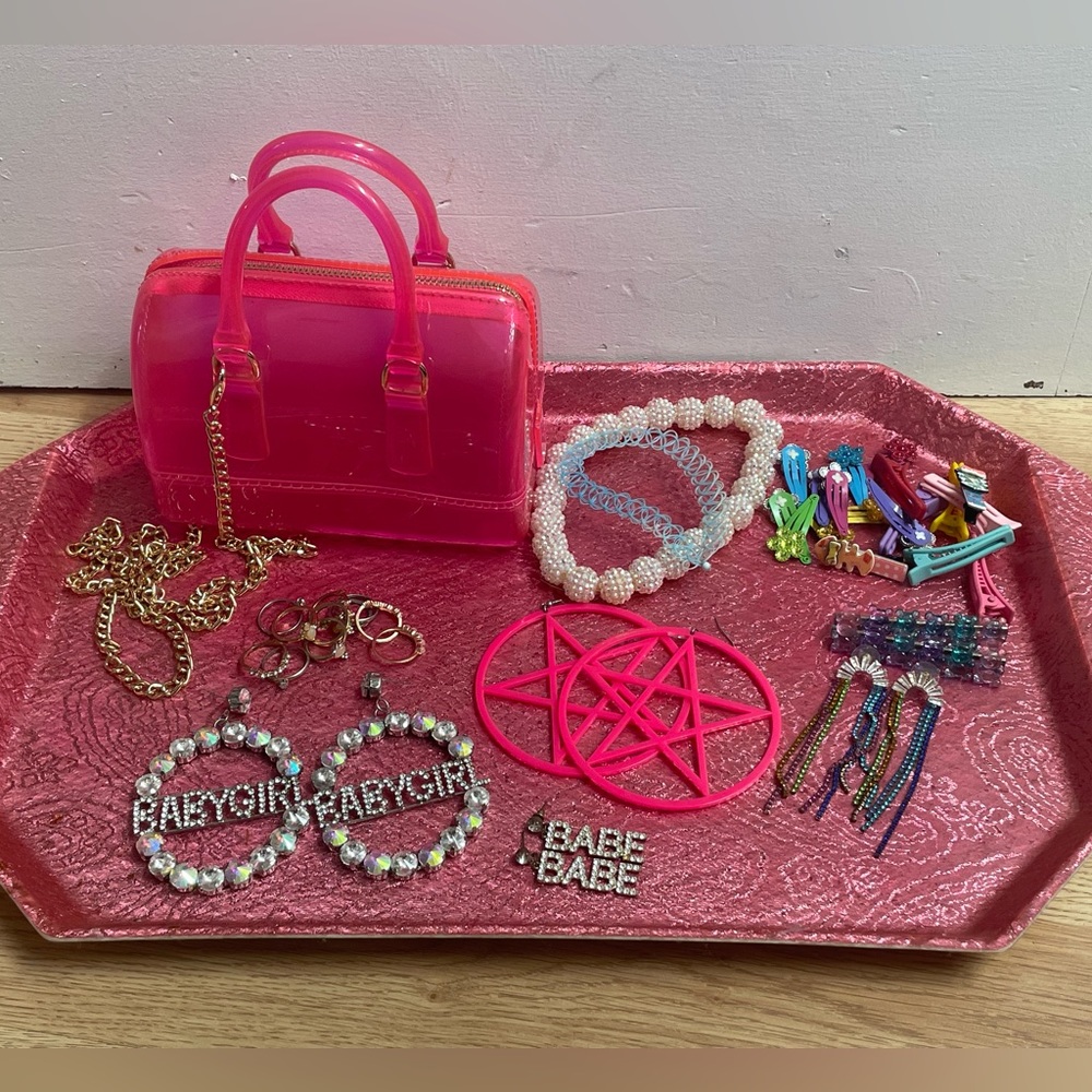 Cutesy Jewelry And Jelly Purse Bundle